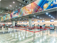 澳门国际机场候机区域