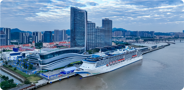 广州南沙国际邮轮母港全景