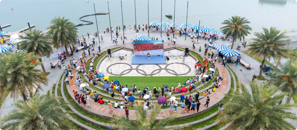 南沙奥林匹克广场｜海天交界处的圣火记忆